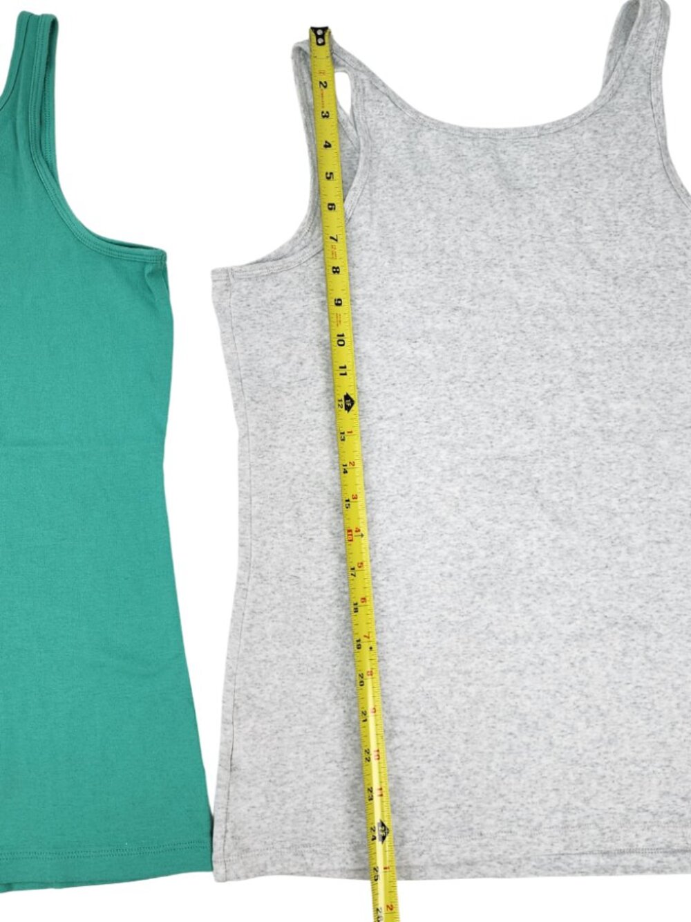 Bundle Lot of 6 Faded Glory Womens XL 16/18 Cotton Stretch Layering Tank Tops - Picture 12 of 13